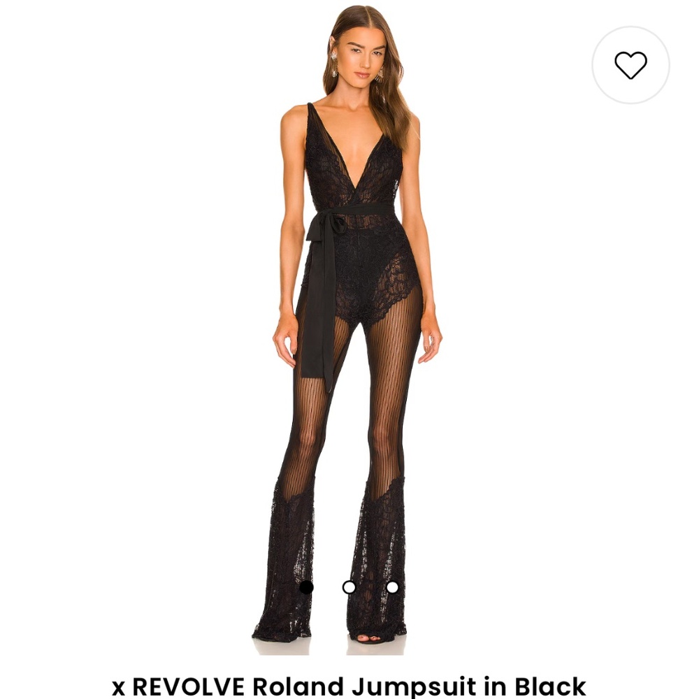 NWT REVOLVE Roland Jumpsuit in Black Michael Costello